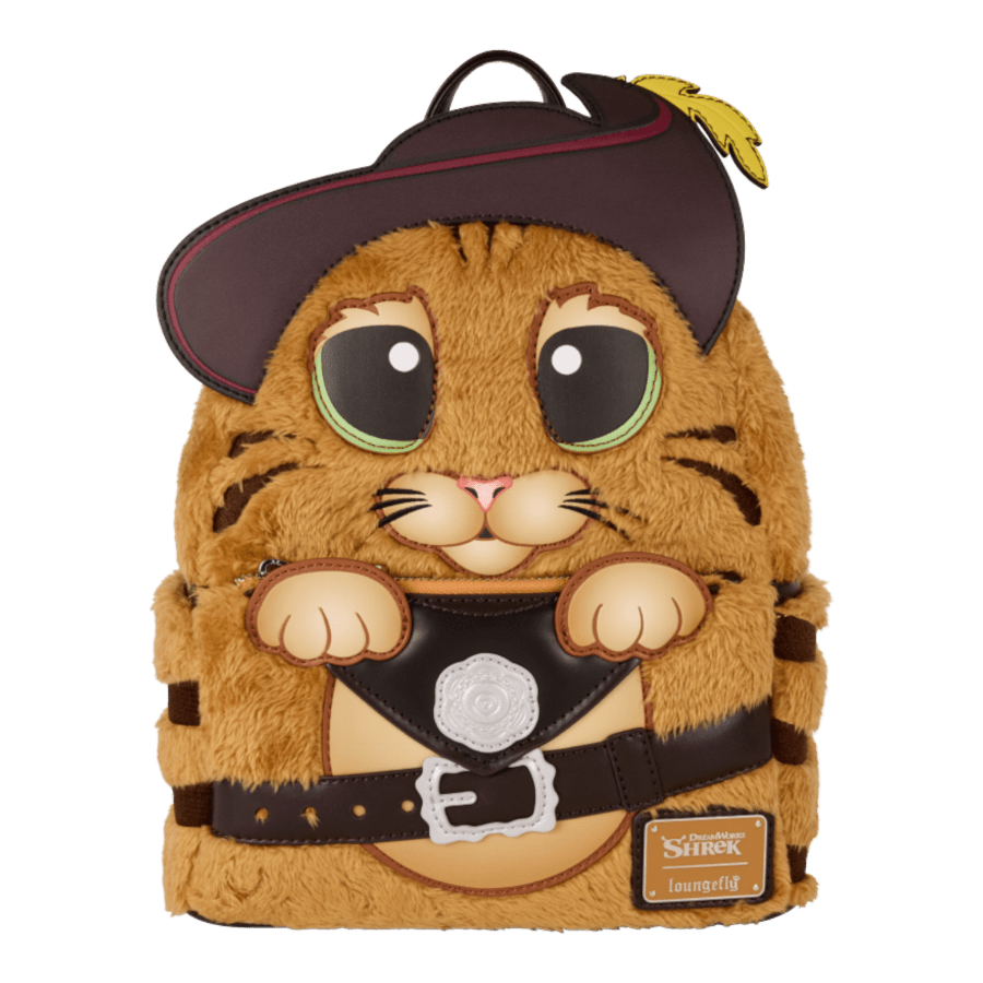 Shrek - Puss In Boots Cosplay Faux Fur Loungefly Backpack