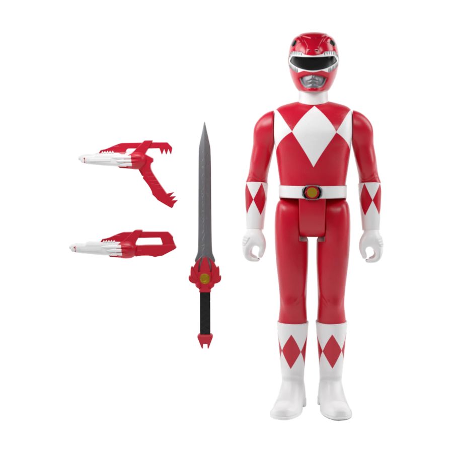 Power Rangers - Red Ranger ReAction 3.75″ Action Figure