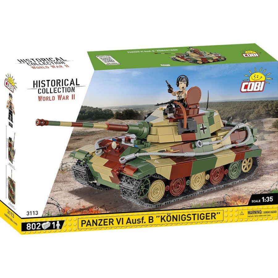 World War 2 - Panzer VI Ausf.B Konigst Construction Brick Set (802 Pieces)