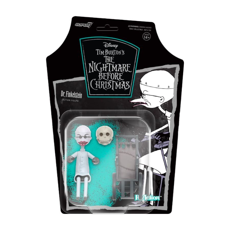 The Nightmare Before Christmas - Dr. Finkelstein ReAction 3.75″ Action Figure