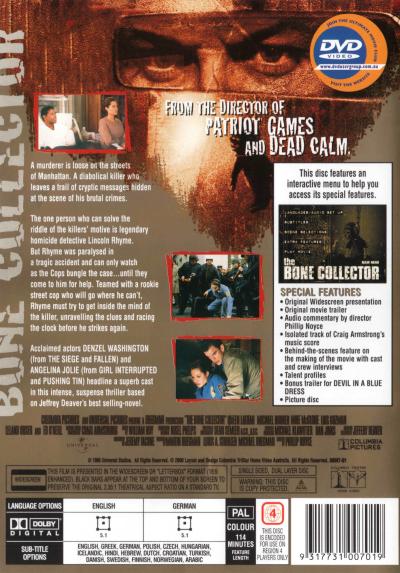 The Bone Collector (Collector's Edition) DVD