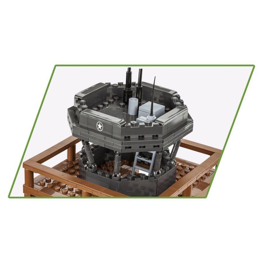 World War 2 - U.S. Control Tower Construction Brick Set (664 Pieces)