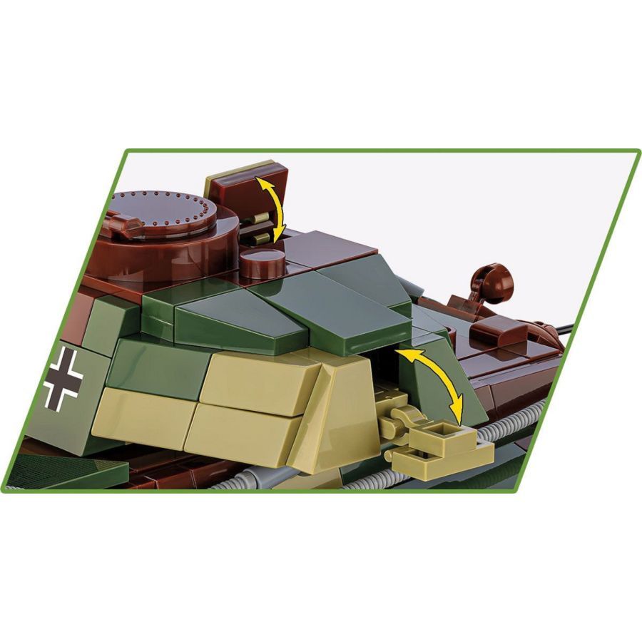 World War 2 - Panzer VI Ausf.B Konigst Construction Brick Set (802 Pieces)