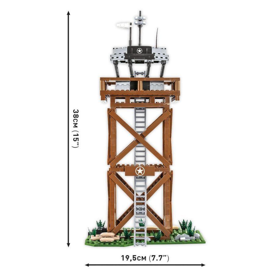 World War 2 - U.S. Control Tower Construction Brick Set (664 Pieces)