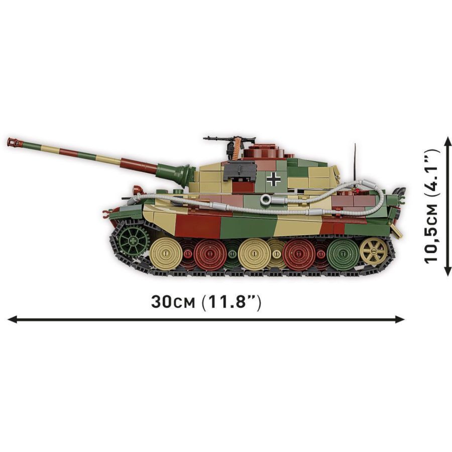 World War 2 - Panzer VI Ausf.B Konigst Construction Brick Set (802 Pieces)