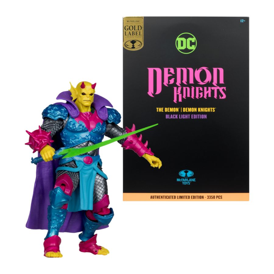 DC Comics - Demon Black Light Gold Label 7″ Figure