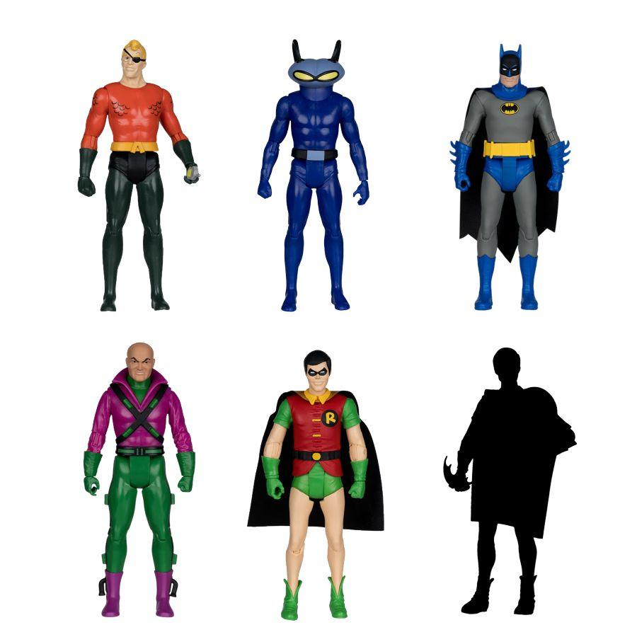 DC Comics - Retro Super Friends 6″ Figure (Wave 15) Assortment (6 Pieces)