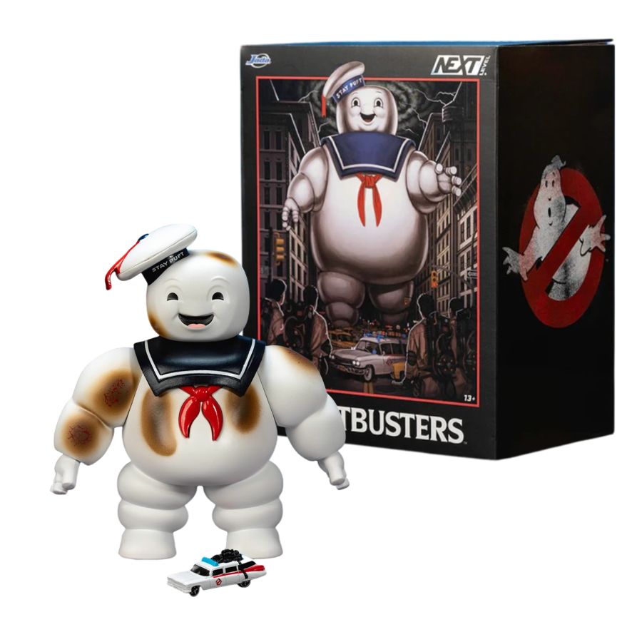 Ghostbusters - StayPuft 6″ with Ecto-1 (Next Level) Nano Set