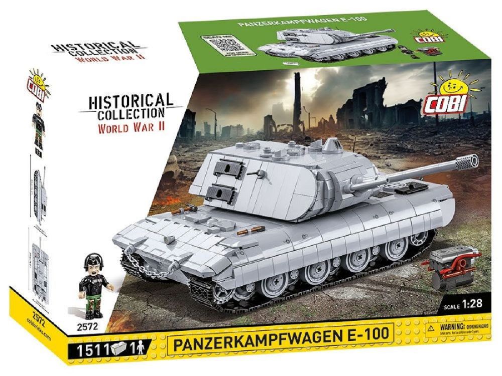 World War 2 - Panzerkampfwagen E-100 Construction Brick Set (1510 Pieces)