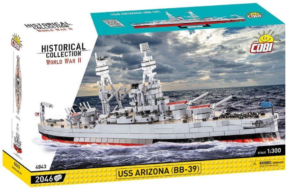 World War 2 - USS Arizona (BB-39) Construction Brick Set (2046 Pieces)