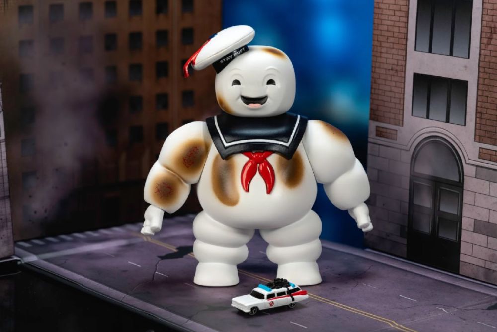 Ghostbusters - StayPuft 6″ with Ecto-1 (Next Level) Nano Set