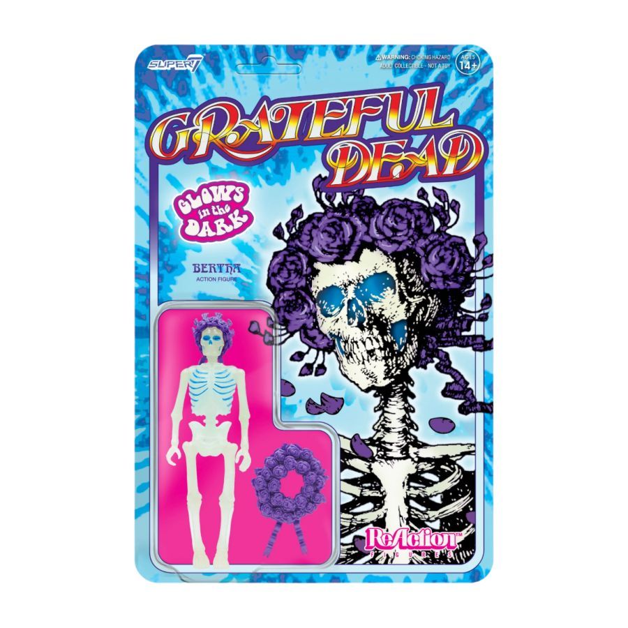 Grateful Dead - Bertha Glow in the Dark ReAction 3.75″ Action Figure