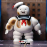 Ghostbusters - StayPuft 6″ with Ecto-1 (Next Level) Nano Set