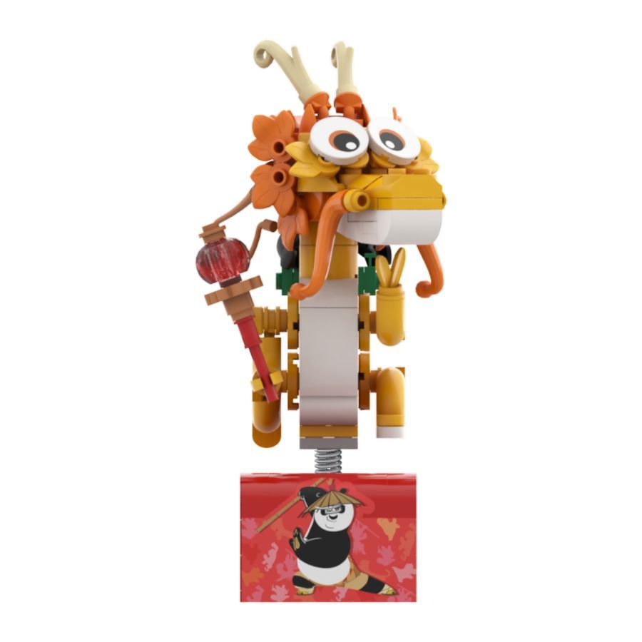 Kung Fu Panda - Po on SkateKart (186 Piece Kit)