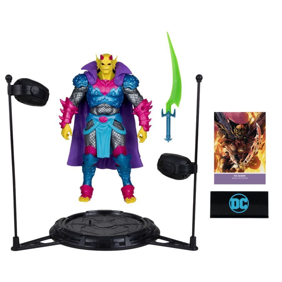 DC Comics - Demon Black Light Gold Label 7″ Figure