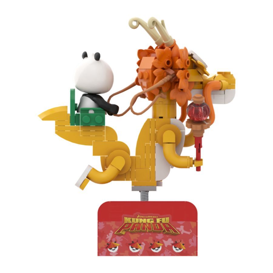Kung Fu Panda - Po on SkateKart (186 Piece Kit)