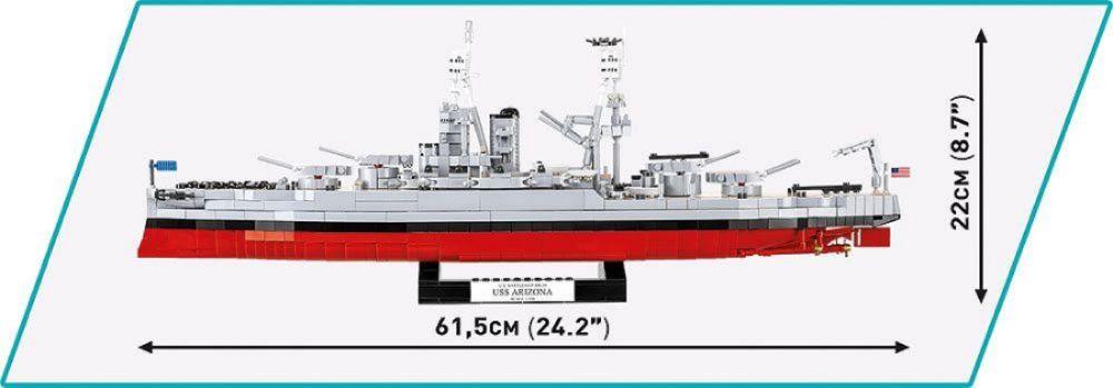World War 2 - USS Arizona (BB-39) Construction Brick Set (2046 Pieces)