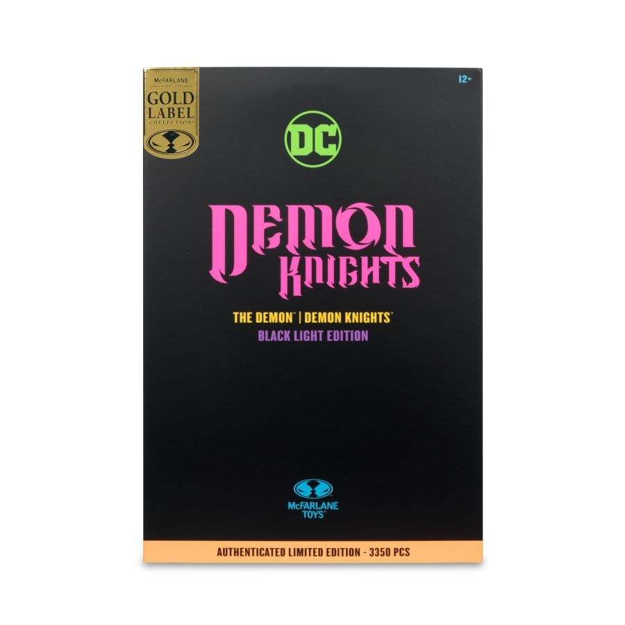 DC Comics - Demon Black Light Gold Label 7″ Figure