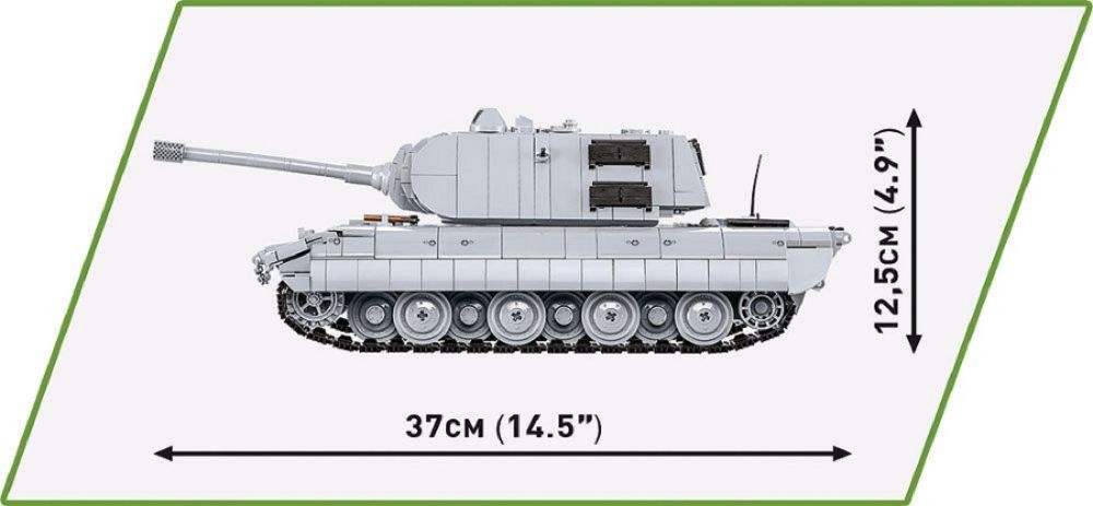World War 2 - Panzerkampfwagen E-100 Construction Brick Set (1510 Pieces)