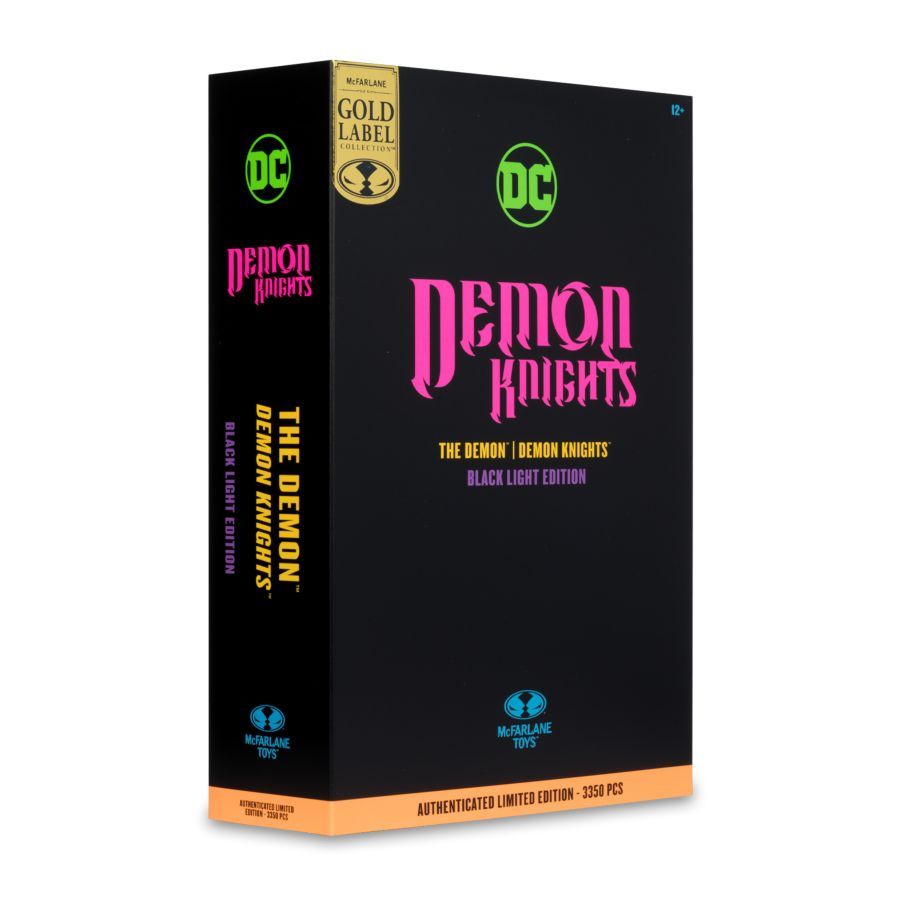 DC Comics - Demon Black Light Gold Label 7″ Figure
